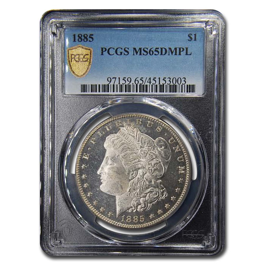 1885 Morgan Dollar MS-65 DMPL PCGS