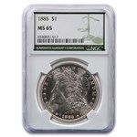 1885 Morgan Dollar MS-65 NGC (Green Label)