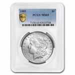 1885 Morgan Dollar MS-65 PCGS