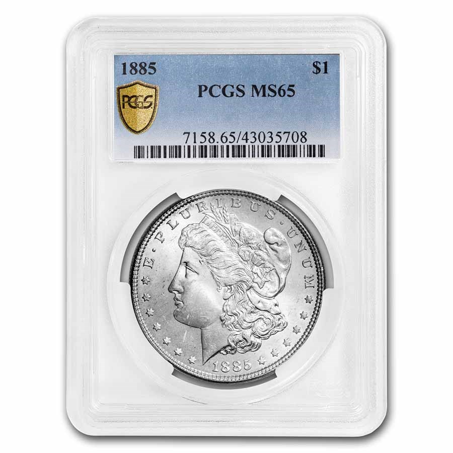 1885 Morgan Dollar MS-65 PCGS