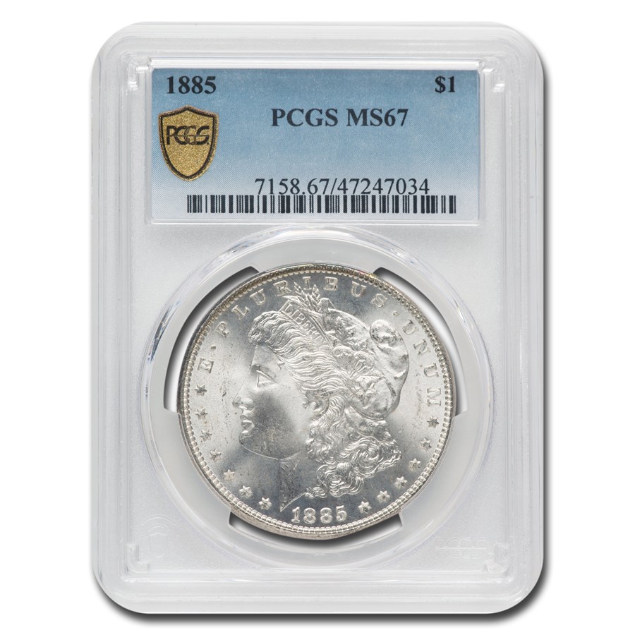 Buy 1885 Morgan Dollar MS-67 PCGS | APMEX