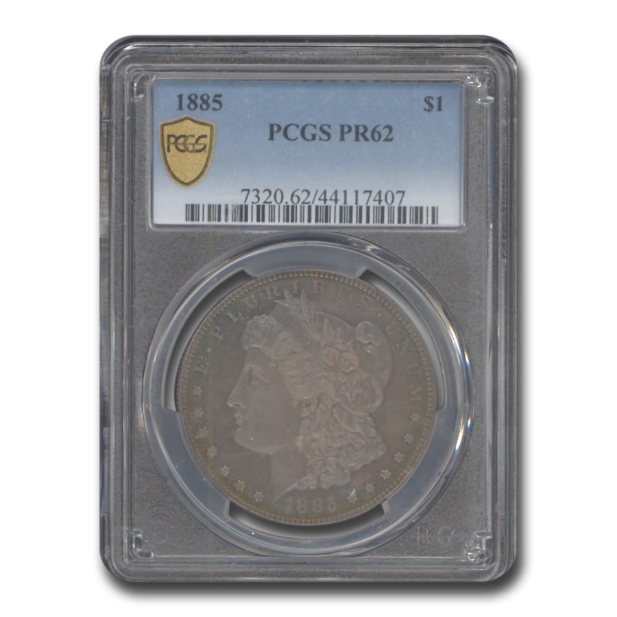 1885 Morgan Dollar PR-62 PCGS