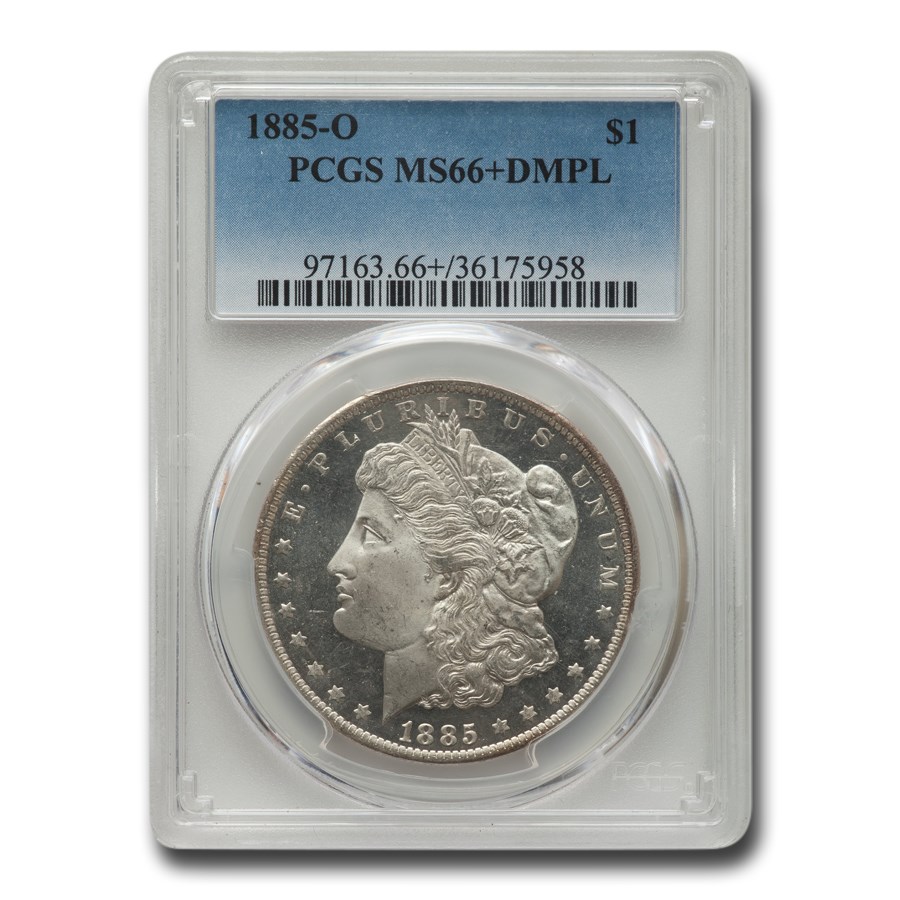 Buy 1885-O Morgan Dollar DMPL MS-66+ PCGS | APMEX