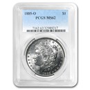 1885-O Morgan Dollar MS-62 PCGS