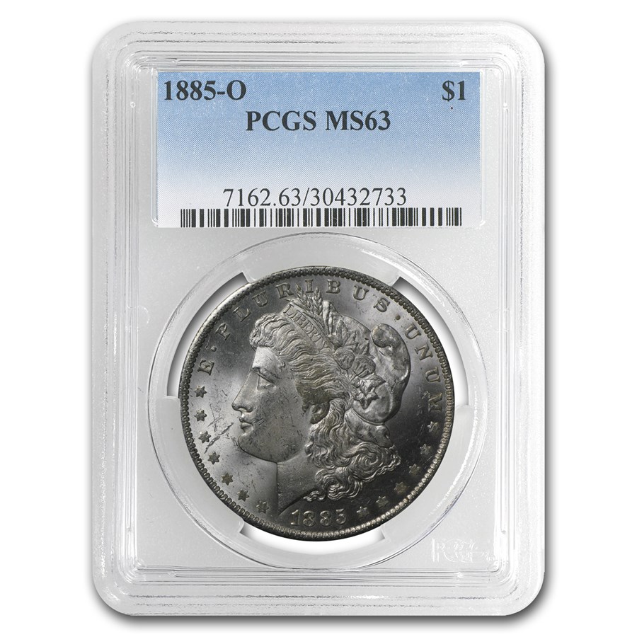 1885-O Morgan Dollar MS-63 PCGS