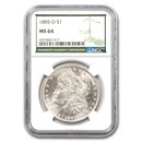 1885-O Morgan Dollar MS-64 NGC (Green Label)