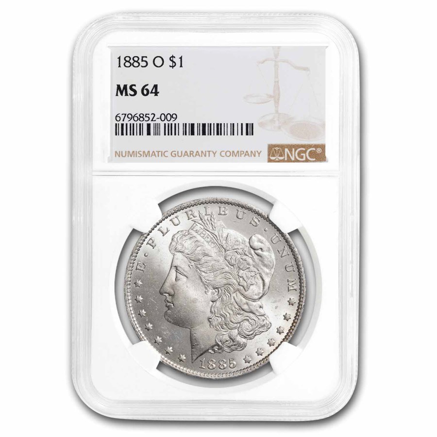 1885-O Morgan Dollar MS-64 NGC