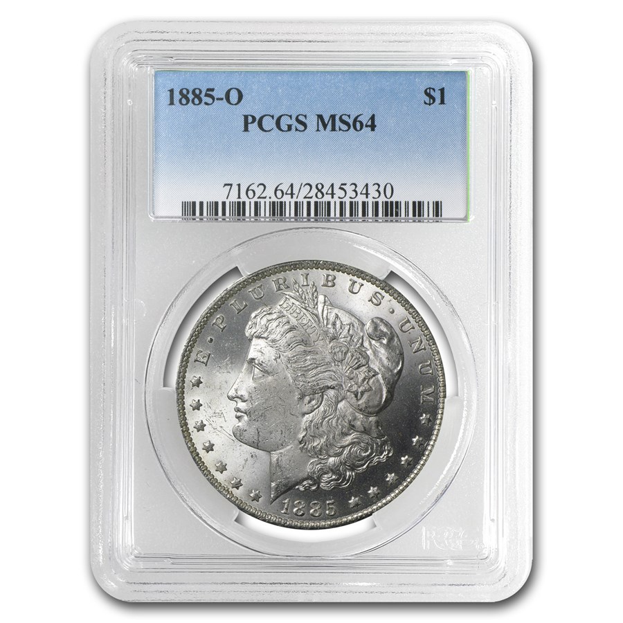 1885-O Morgan Dollar MS-64 PCGS