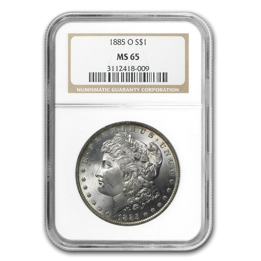 1885-O Morgan Dollar MS-65 NGC