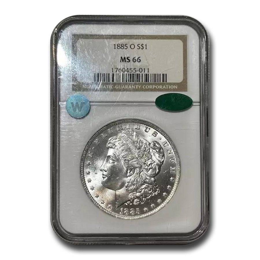 1885-O Morgan Dollar MS-66 NGC (CAC)