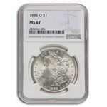 1885-O Morgan Dollar MS-67 NGC