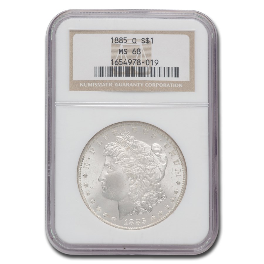 1885-O Morgan Dollar MS-68 NGC