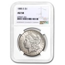 1885-S Morgan Dollar AU-58 NGC