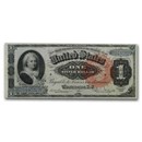 1886 $1.00 Silver Certificate Martha Washington AU (Fr#218)