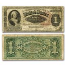 1886 $1.00 Silver Certificate Martha Washington VG (Fr#218)