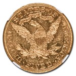 1886 $5 Liberty Gold Half Eagle MS-61 NGC (PL)