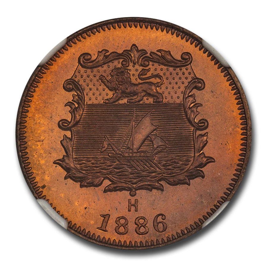 Buy 1886 H British North Borneo Bronze 1/2 Cent SP-67 NGC (R/B) | APMEX