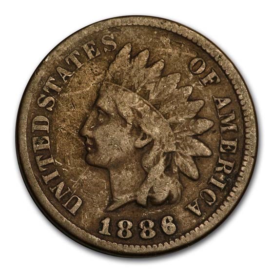 1886 Indian Head Cent Type-I VG