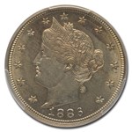 1886 Liberty Head V Nickel MS-63 PCGS