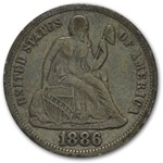 1886 Liberty Seated Dime VF