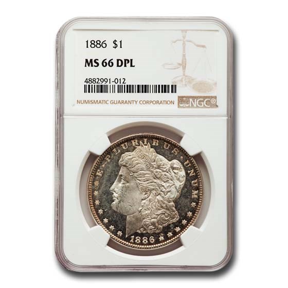 Buy 1886 Morgan Dollar DPL MS-66 NGC | APMEX