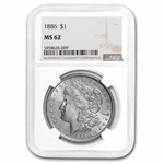 1886 Morgan Dollar MS-62 NGC