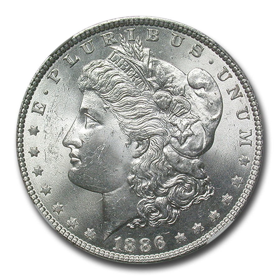 Buy 1886 Morgan Dollar MS-64 NGC (VAM-1a Line in '6' Top-100) | APMEX