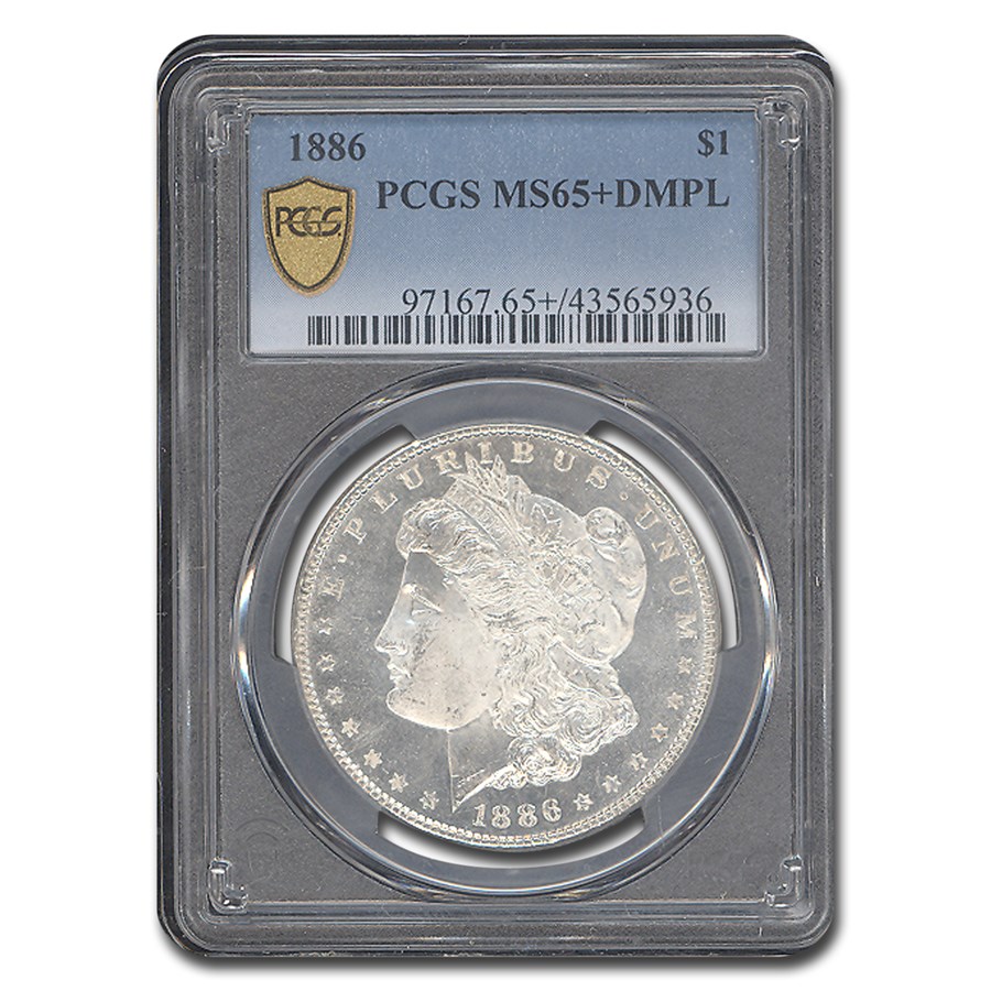 1886 Morgan Dollar MS-65+ PCGS (DMPL)