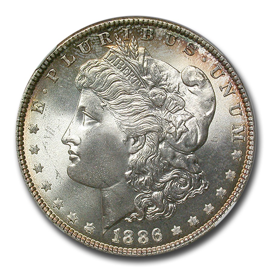 1886 Morgan Dollar MS-66+ NGC