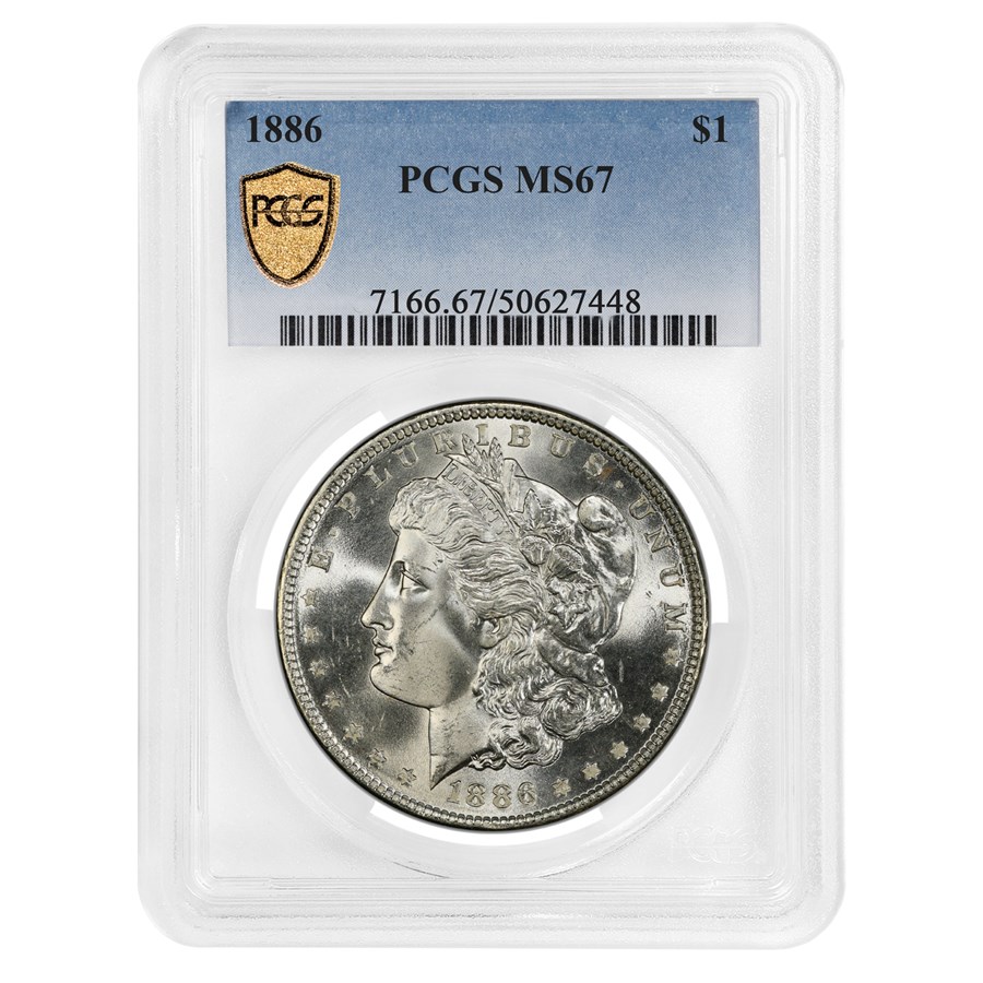 Buy 1886 Morgan Dollar MS-67 PCGS | APMEX