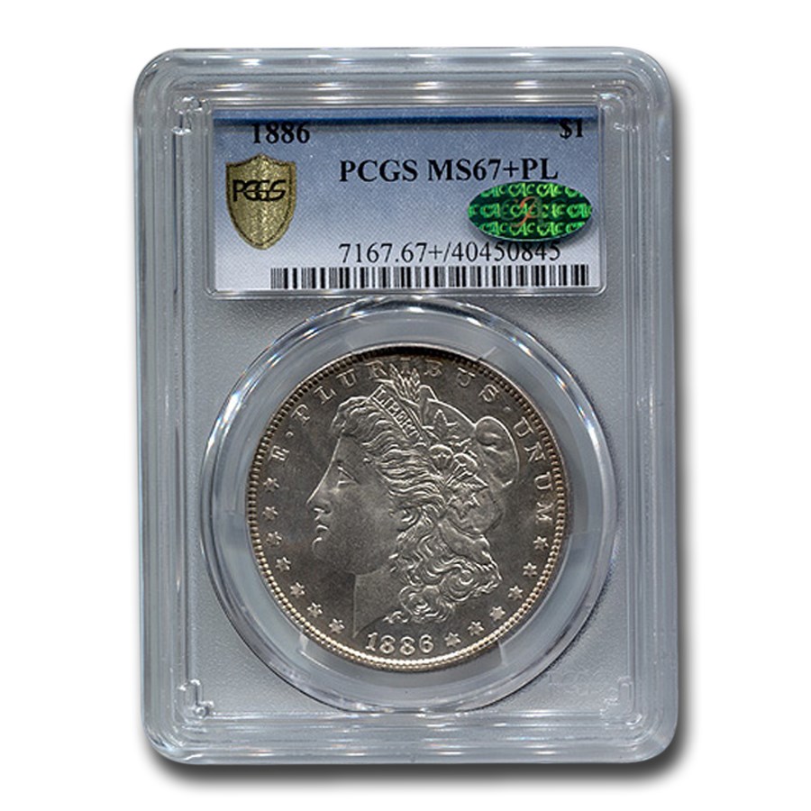 Buy 1886 Morgan Dollar PL MS-67+ PCGS CAC | APMEX