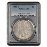 1886-O Morgan Dollar AU-50 PCGS