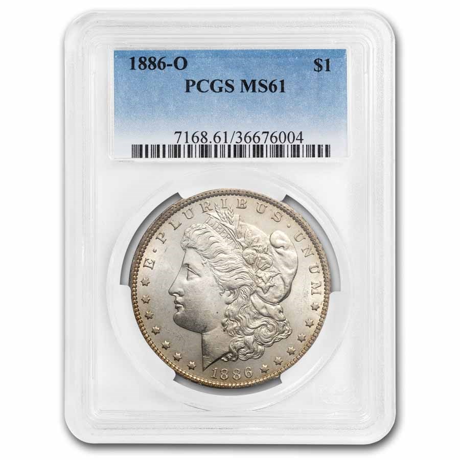 1886-O Morgan Dollar MS-61 PCGS