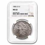 1886-O Morgan Dollar MS-62 NGC Toned