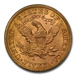 1886-S $5 Liberty Gold Half Eagle MS-63 PCGS CAC