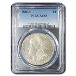 1886-S Morgan Dollar AU-53 PCGS