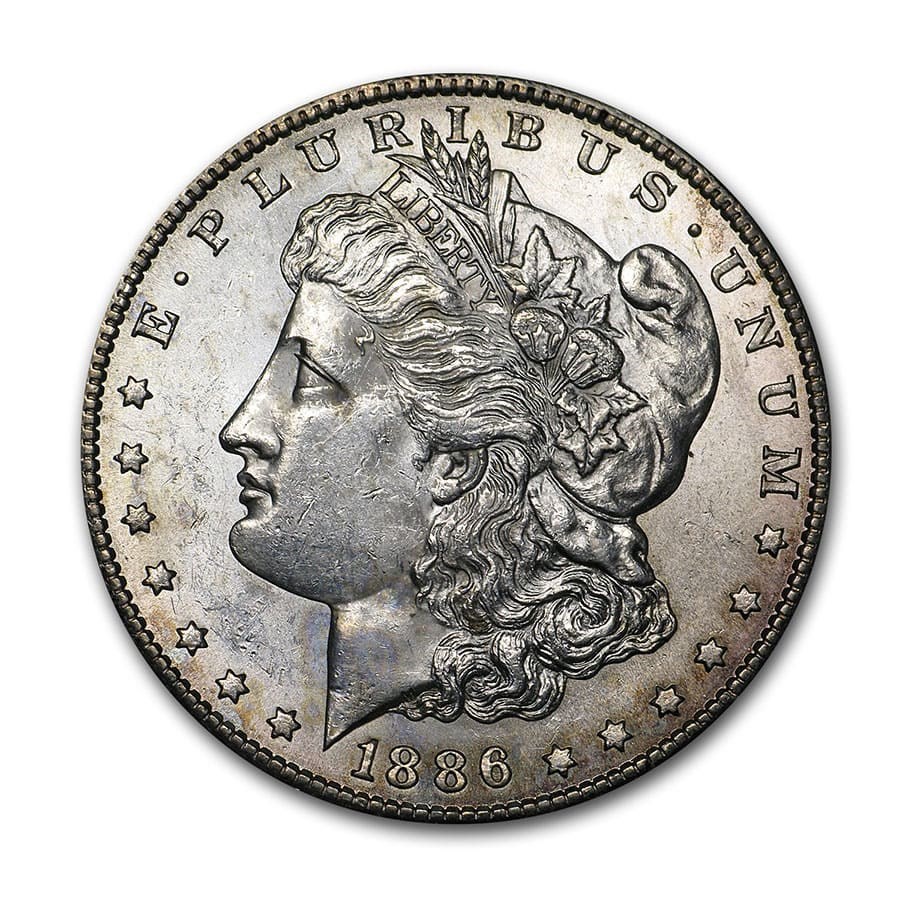 1886-S Morgan Dollar BU Details (Cleaned)