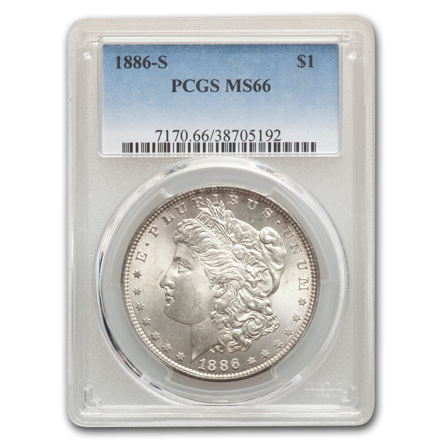 Buy 1886-S Morgan Dollar MS-66 PCGS | APMEX