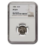 1886 Three Cent Nickel PF-67+ NGC