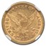 1887 $2.50 Liberty Gold Quarter Eagle AU-58 NGC