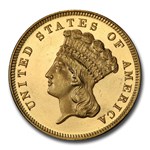 1887 $3 Gold Princess PR-65 DCAM PCGS