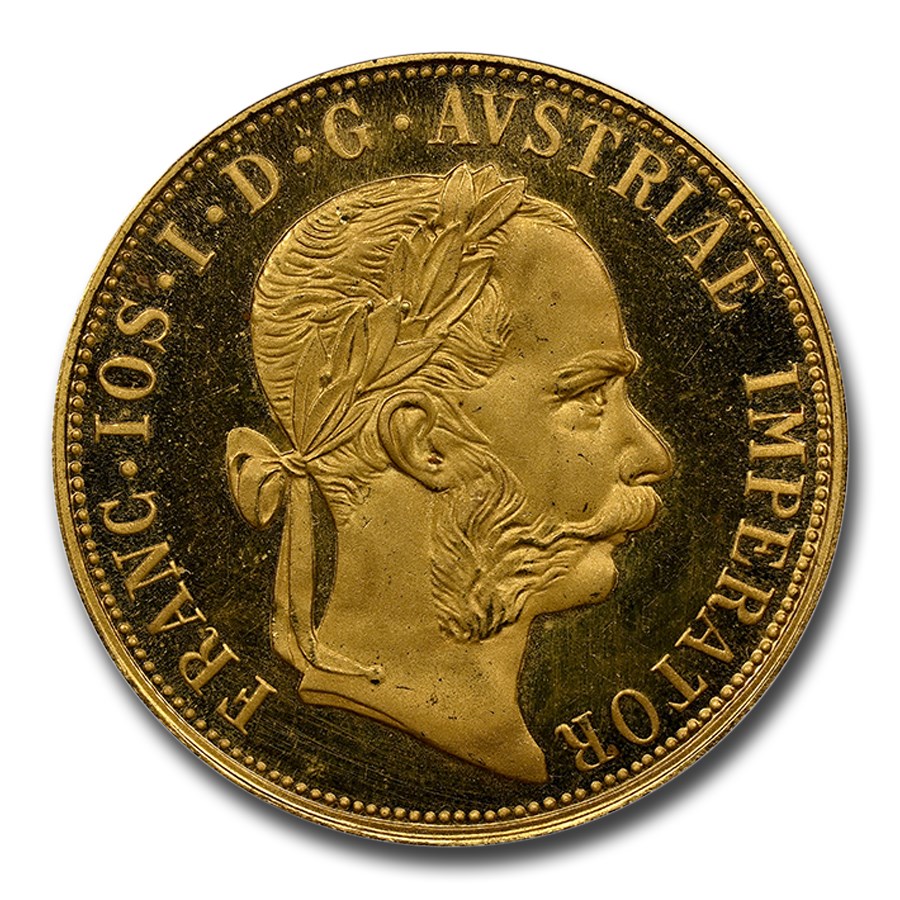 1887 Austria Gold 2 Florin Restrike PF-67 UCAM NGC