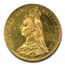 1887 Great Britain Gold Five Pounds Victoria MS-63 PCGS