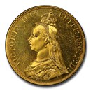 1887 Great Britain Gold Five Pounds Victoria MS-64 PCGS