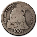 1887 Liberty Seated Dime Good