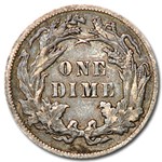 1887 Liberty Seated Dime VF