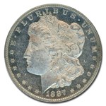 1887 Morgan Dollar DMPL MS-62 PCGS