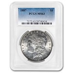 1887 Morgan Dollar MS-63 PCGS