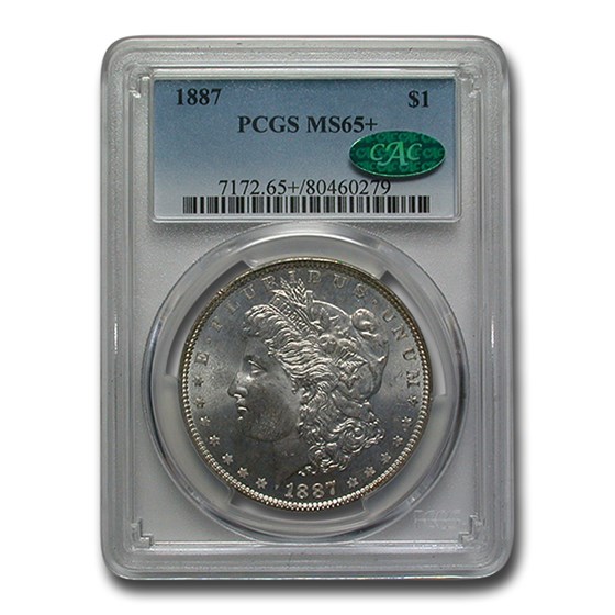 Buy 1887 Morgan Dollar MS-65+ PCGS CAC | APMEX