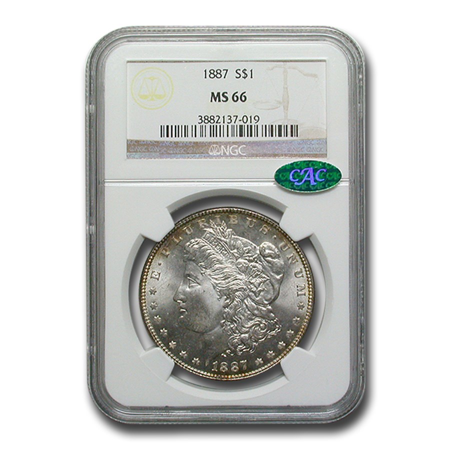 1887 Morgan Dollar MS-66 NGC CAC